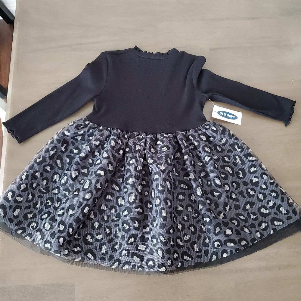 Old Navy Baby Leopard Tulle Dress NWT